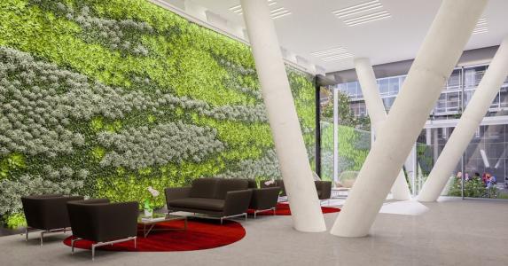 Living wall for architects