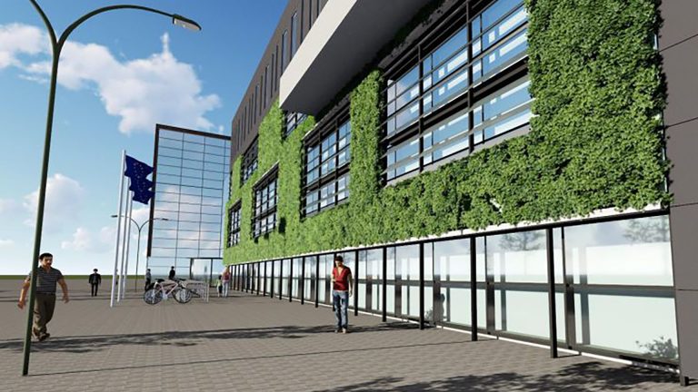 Groene gevels leveren bijdrage aan een klimaatbestendige stad Groene gevel van Sempergreen