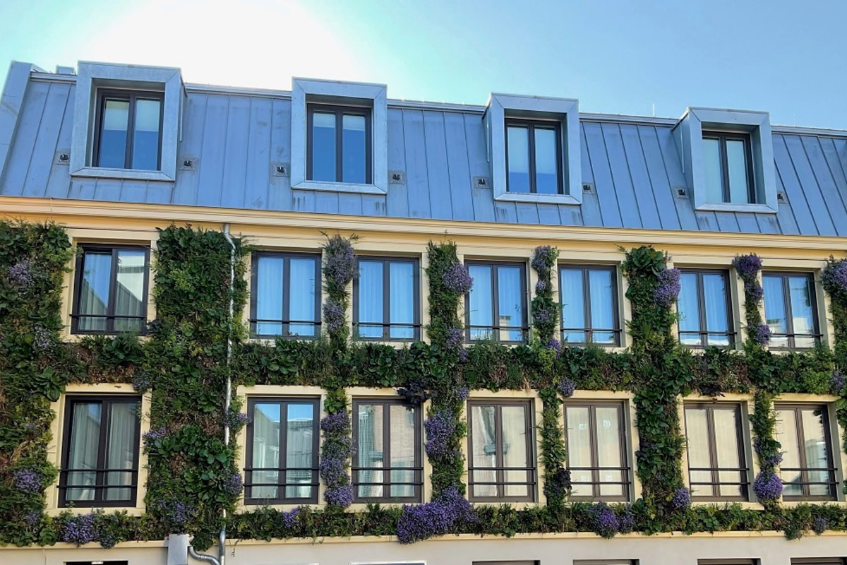 Historische Immobilie mit SemperGreenwall in Utrecht, Niederlande