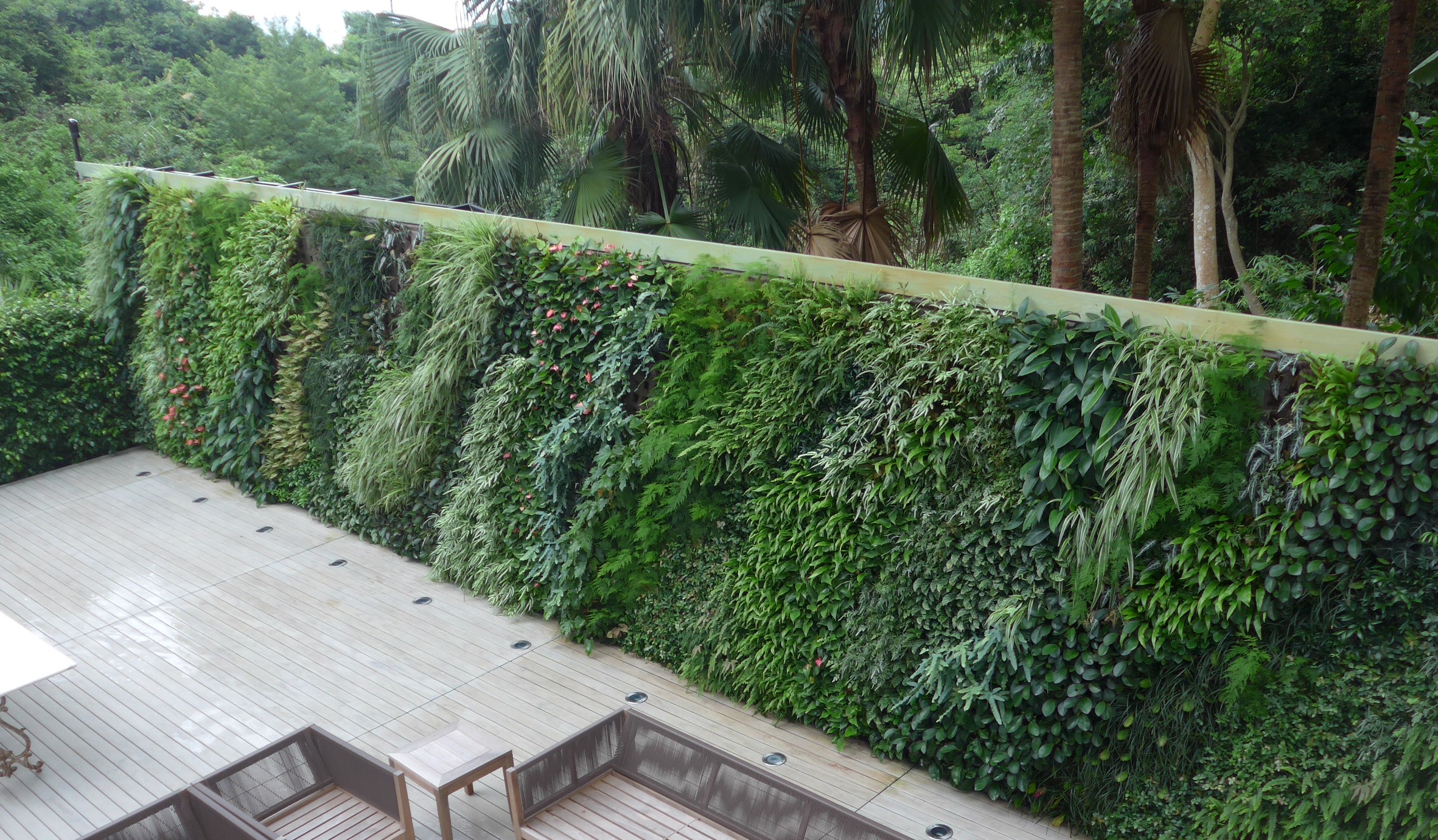 Outdoor SemperGreenwall closeby the sea