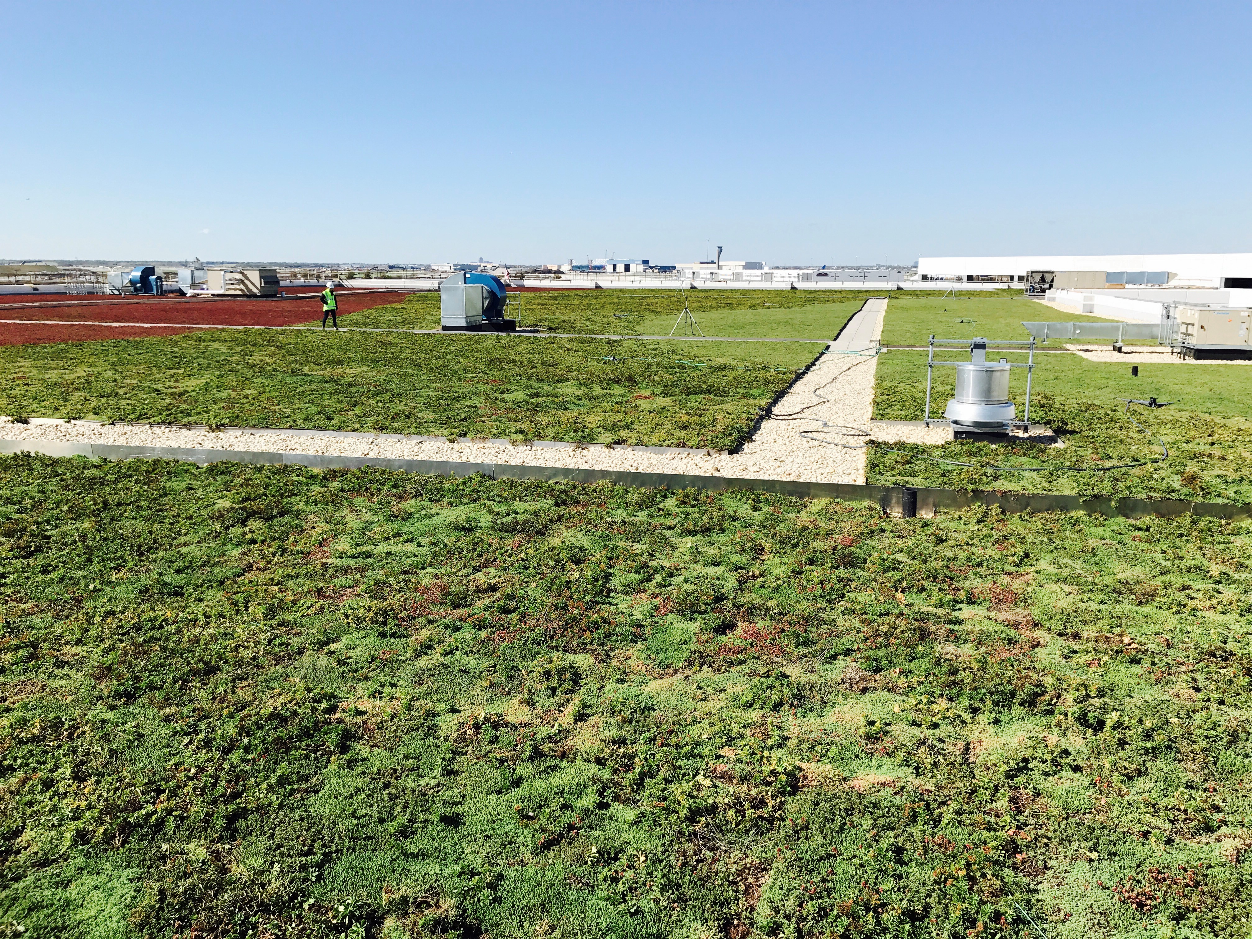 Green Roof O'Hare International Airport Chicago