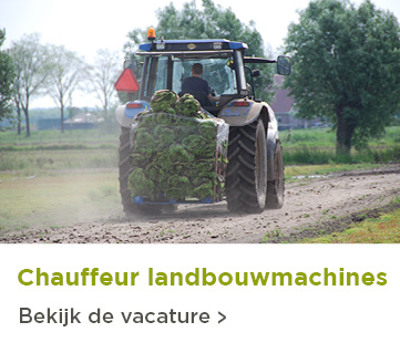 Chauffeur landbouwmachines