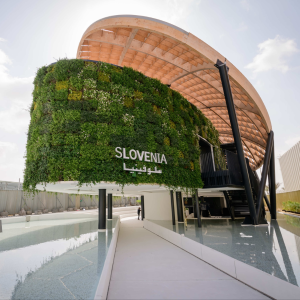 Der slovenischer Pavillon auf der Dubai Expo