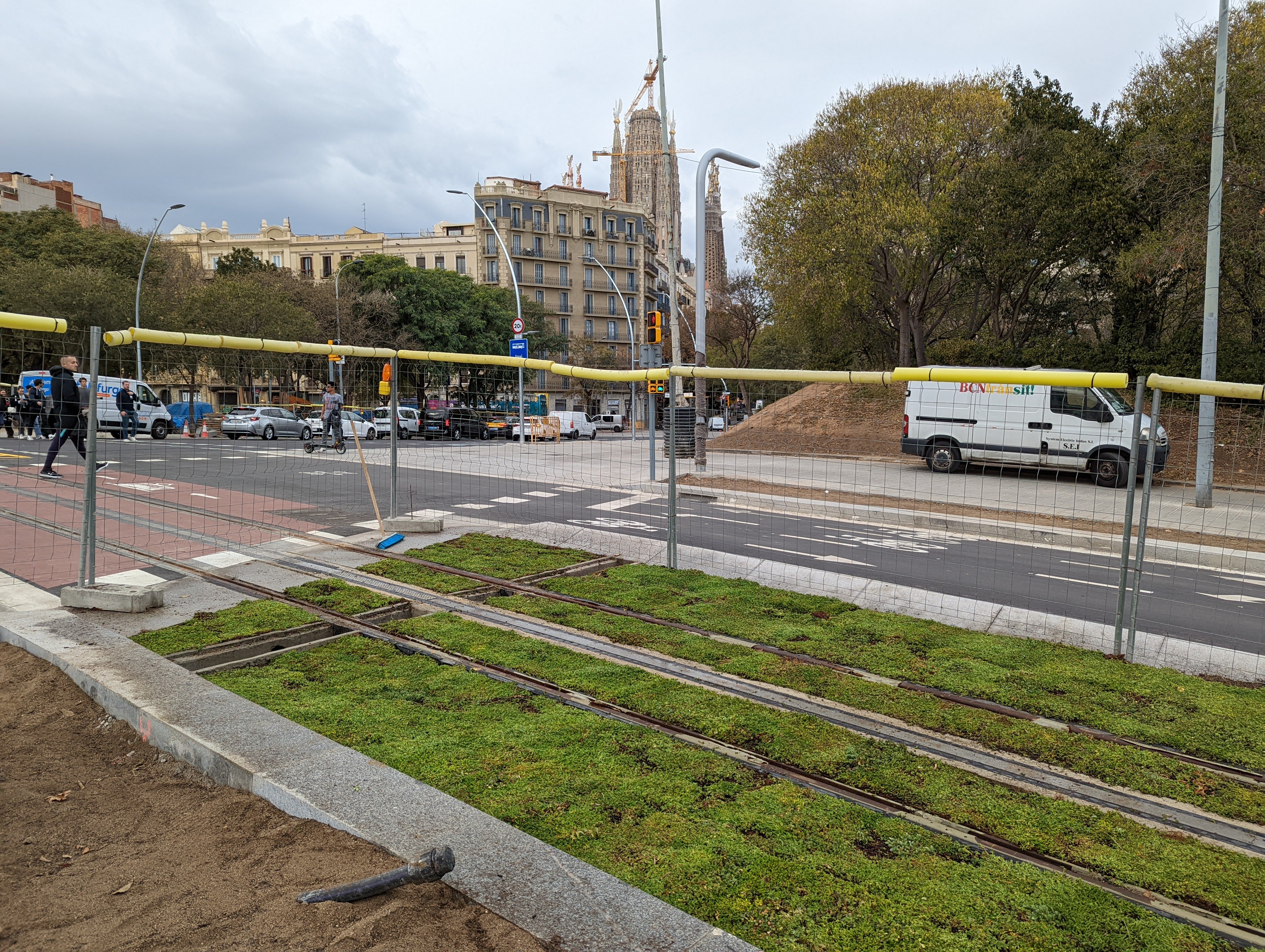 Cobertura vegetal sostenible en Barcelona