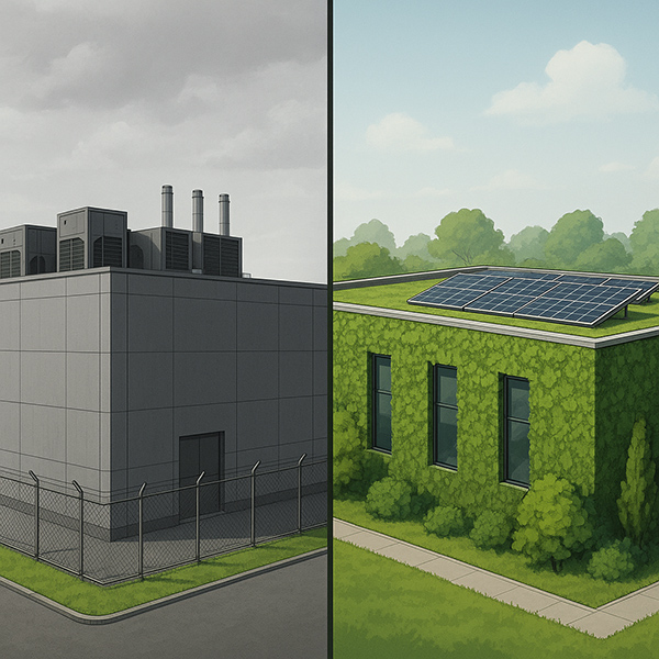 Datacenter voor en na