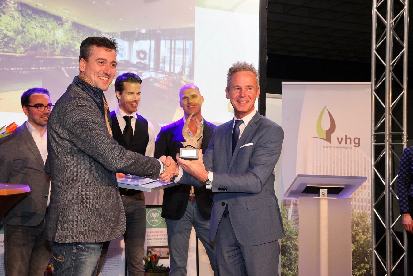 Prijsuitreiking Interieurbeplanting van het Jaar 2018 door VHG Prijsuitreiking Interieurbeplanting van het Jaar 2018 door VHG