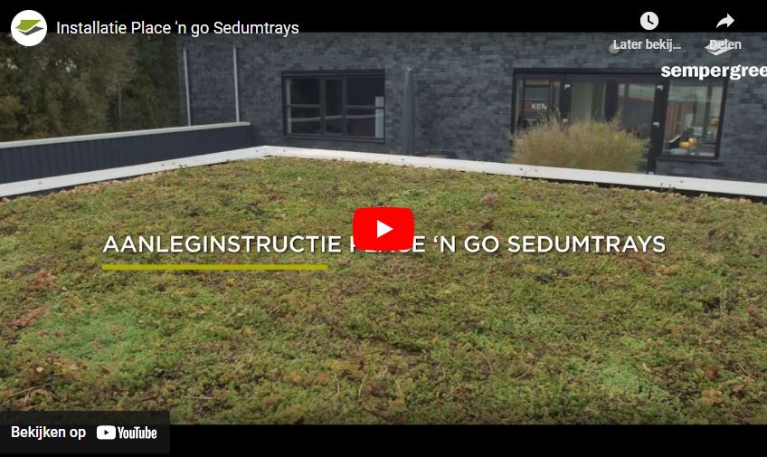 Aanleginstructie Place 'n go Sedumtrays video