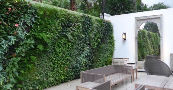 Jardín vertical para arquitectos paisajistas