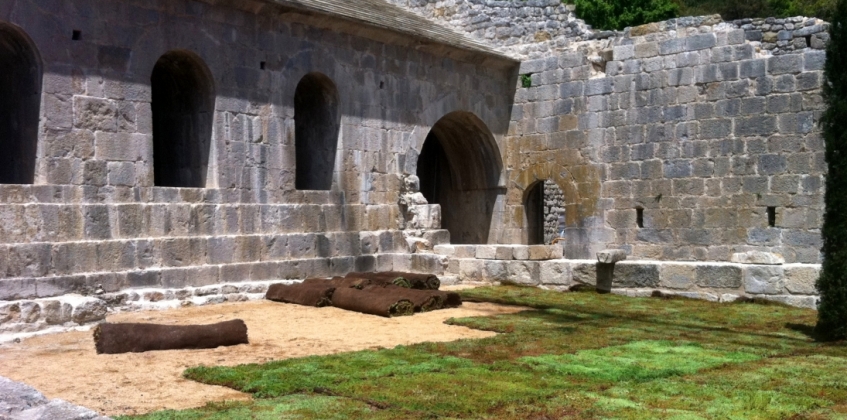 Monastery Courtyard 2