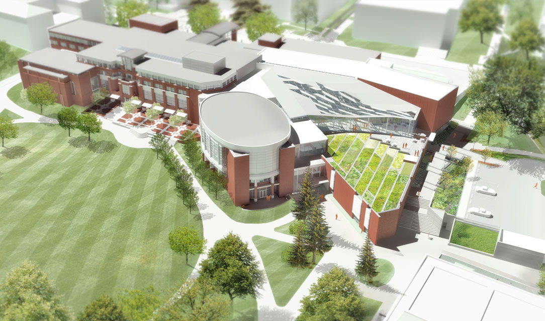 Pennsylvania State University Penn HUB with green roof