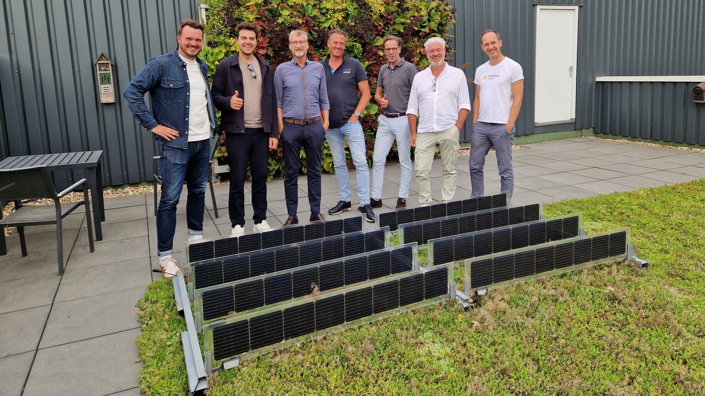 Sempergreen Over Easy Solar collaboration