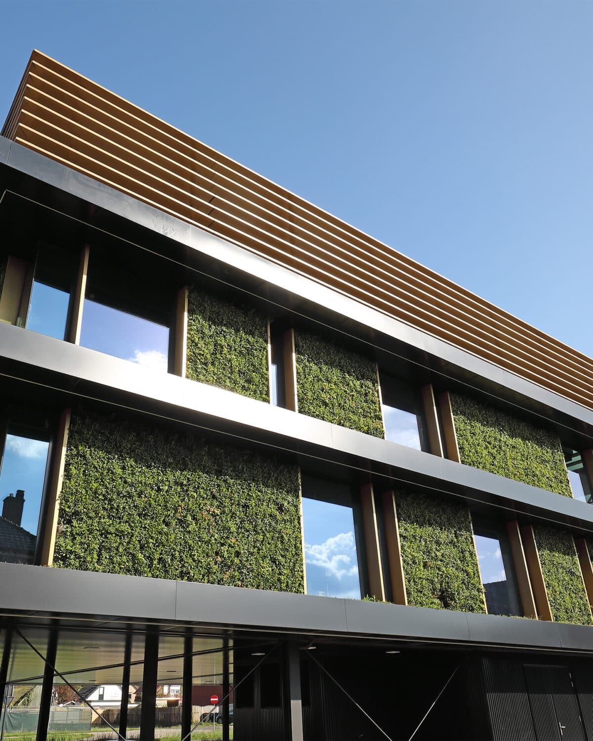 Sempergreen en FALK gevel MCX Apeldoorn