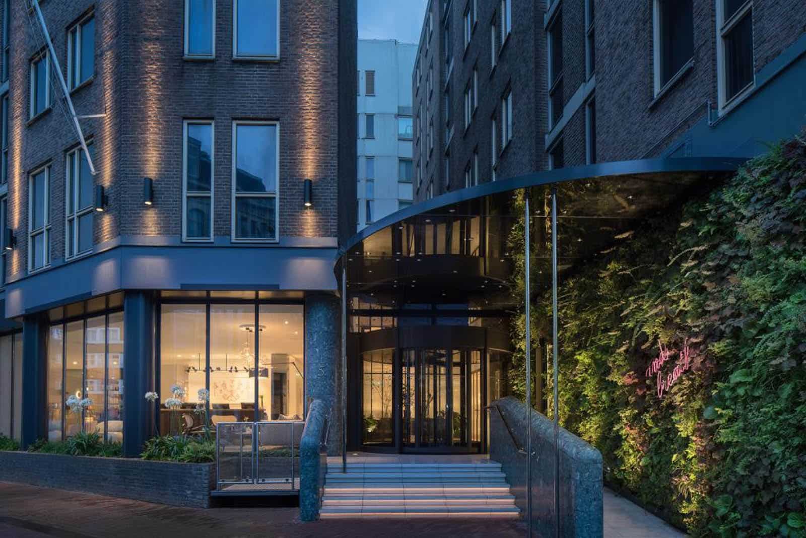 Kimpton de Witt Hotel groene gevel